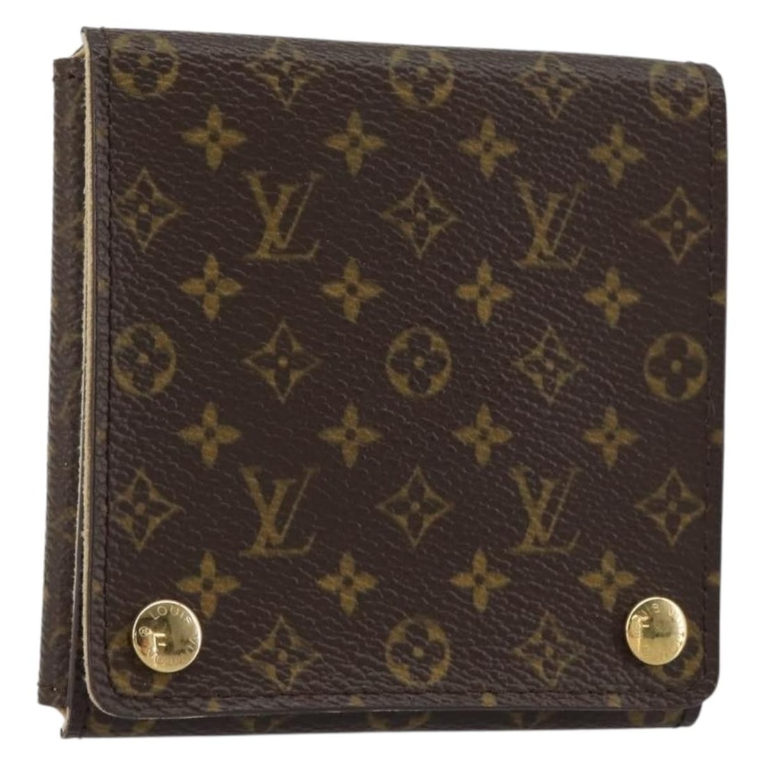 LOUIS VUITTON Monogram Jewelry Box Authentic BA8893: LOUIS VUITTON Monogram Jewelry Box Authentic BA8893 This authentic Louis Vuitton Monogram Jewelry Box combines functionality with luxury. Crafted in France from iconic Monogram Canvas, this jewelry ca