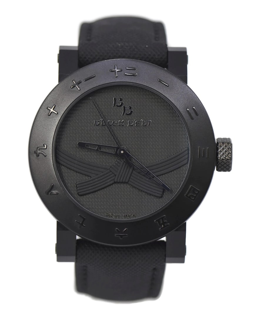 Black Belt BB1 PVD Stainless Steel 48mm Automatic Wristwatch: Black Belt BB1 PVD Stainless Steel 48mm Automatic Wristwatch Introducing the Black Belt PVD Stainless Steel Watch BB1, a striking wristwatch that combines style and functionality. This timepiece featu