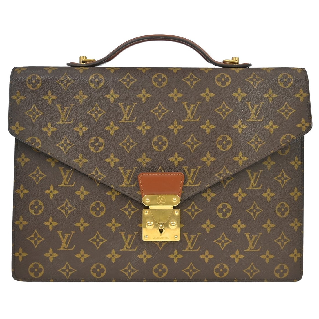 Louis Vuitton Monogram Serviette Conseiller Large Briefcase M53331 Brown (1 of 18)