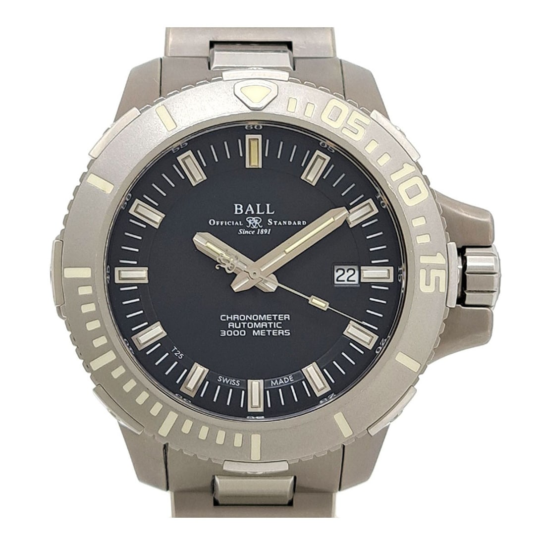 Ball Watch Deep Quest Automatic Black Dial Men's Watch (1 of 7)