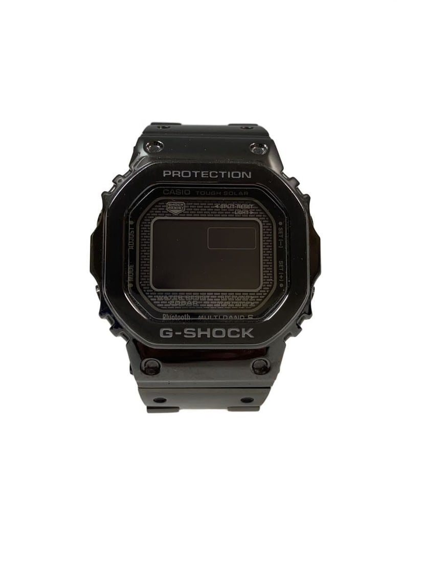 Casio G Shock GMW B5000 1JF Black Men's Wristwatch: Casio G Shock GMW B5000 1JF Black Men's Wristwatch This CASIO G-SHOCK GMW-B5000-1JF men's wristwatch features a black design and is crafted in Japan. The watch is pre-owned and graded as B, showing sl