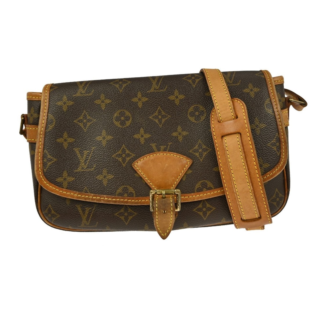Louis Vuitton Sologne Monogram Canvas Crossbody Shoulder Bag M42250: Louis Vuitton Sologne Monogram Canvas Crossbody Shoulder Bag M42250 This Louis Vuitton Sologne shoulder bag features the signature monogram canvas leather exterior with a brown finish. Designed in a m