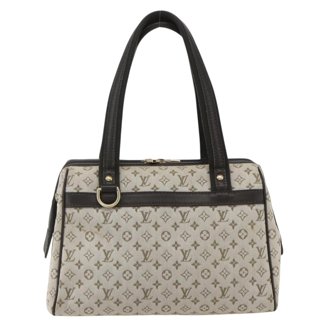 Josephine Canvas Khaki Shoulder Bag by Louis Vuitton: Josephine Canvas Khaki Shoulder Bag by Louis Vuitton The Louis Vuitton Josephine Handbag in Mini Lin canvas features a khaki color and is designed for women. This handbag is crafted in France and offe