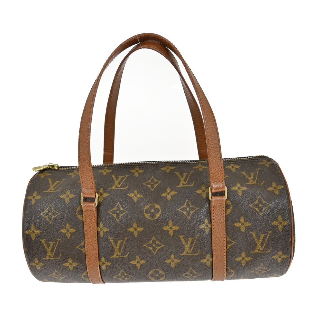Louis Vuitton Papillon 30 Monogram Canvas Brown Medium Handbag: Louis Vuitton Papillon 30 Monogram Canvas Brown Medium Handbag This Louis Vuitton Papillon 30 handbag features the iconic monogram canvas with brown leather double handles and trim. Designed for casua