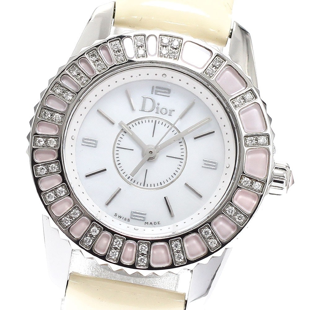 Christian Dior Crystal Quartz Ladies Wristwatch CD112111 Japan (1 of 8)