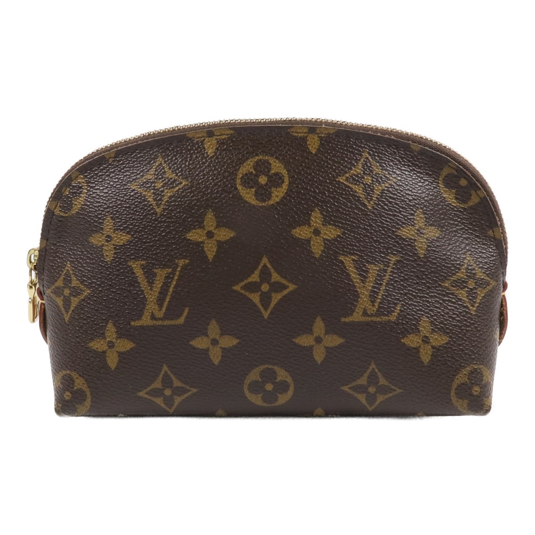 Louis Vuitton Monogram Cosmetic Pouch Brown PVC Clutch Bag M47515: Louis Vuitton Monogram Cosmetic Pouch Brown PVC Clutch Bag M47515 This Louis Vuitton cosmetic pouch clutch bag features the iconic monogram pattern in brown PVC coated canvas. Designed for women, it o