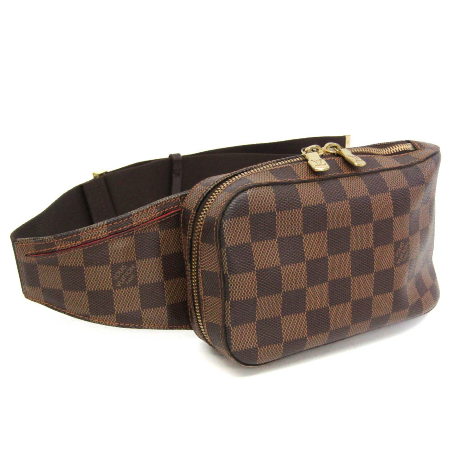 Louis Vuitton Brown Damier Canvas Geronimos Unisex Waist Bag: Louis Vuitton Brown Damier Canvas Geronimos Unisex Waist Bag The Louis Vuitton Geronimos Waist Bag features the signature Damier canvas in brown and is designed for unisex use. This versatile waist ba