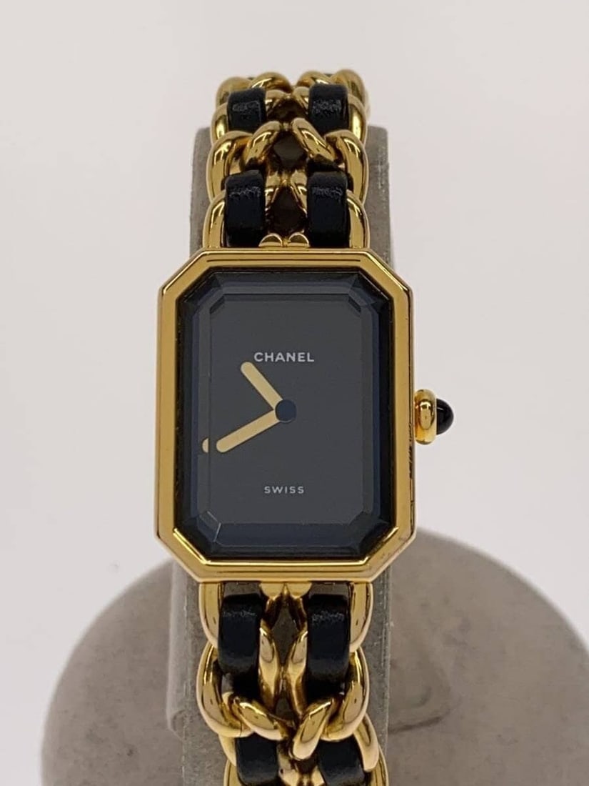 Chanel Premiere Swiss Quartz Ladies Wristwatch: Chanel Premiere Swiss Quartz Ladies Wristwatch This CHANEL Premiere Quartz wristwatch is designed for women and features a Swiss-made quartz movement. The watch has a non-original leather strap and is
