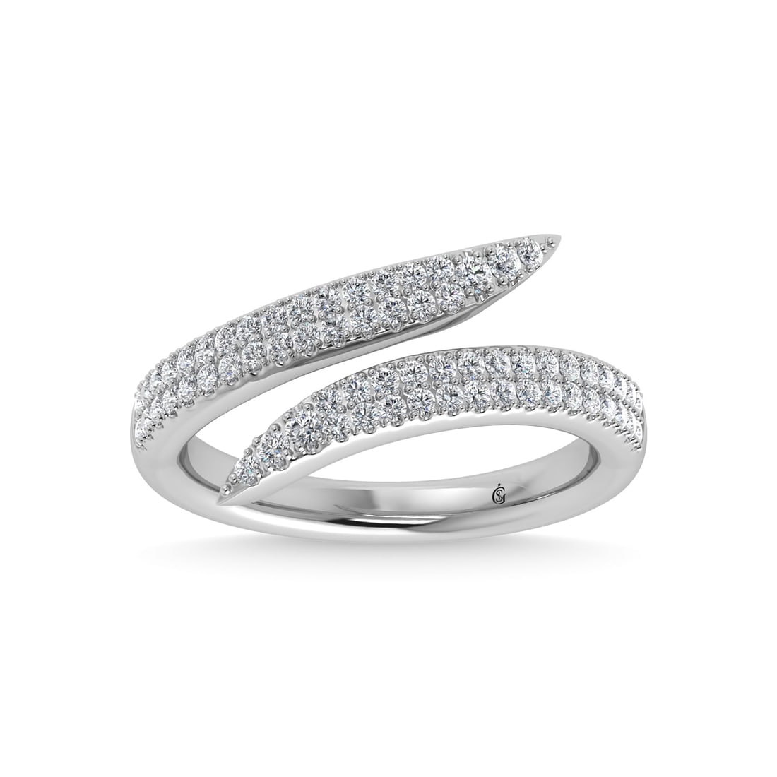 14K White Gold Diamond 1/3 Ct.Tw. Fashion Ring (1 of 4)