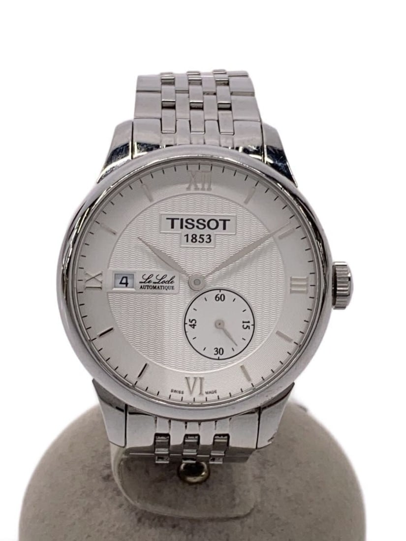 Tissot Le Locle Stainless Steel Men's Wristwatch: Tissot Le Locle Stainless Steel Men's Wristwatch This TISSOT Le Locle T006428A men's wristwatch features a white dial and a stainless steel case and band. Designed for men, it includes a small seconds