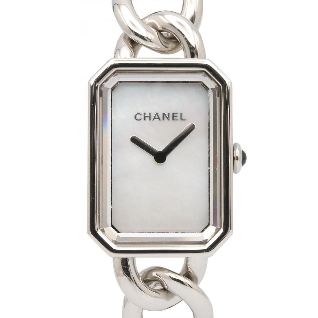 Chanel Premiere H3251 White Dial Quartz Steel Watch: Chanel Premiere H3251 White Dial Quartz Steel Watch This Chanel Premiere wristwatch for women features a stainless steel case with a white dial and quartz movement. The watch has a case size of approx