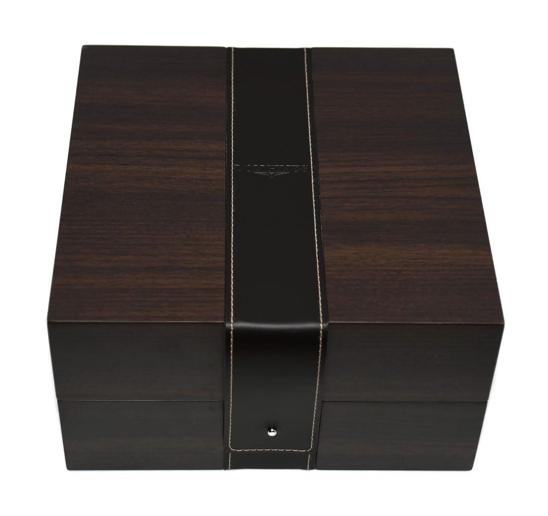 Longines Authentic Black Wood Extra Large Watch Presentation Box - 3