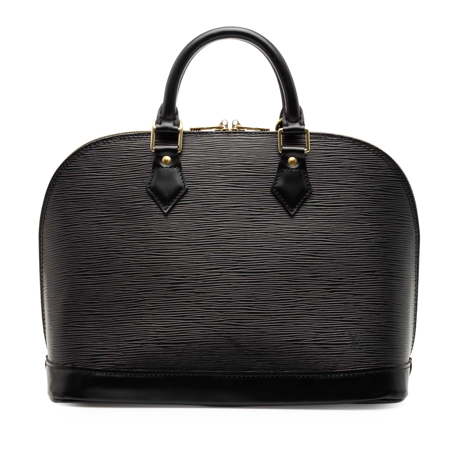 Black Epi Leather Alma PM Handbag by Louis Vuitton (1 of 7)