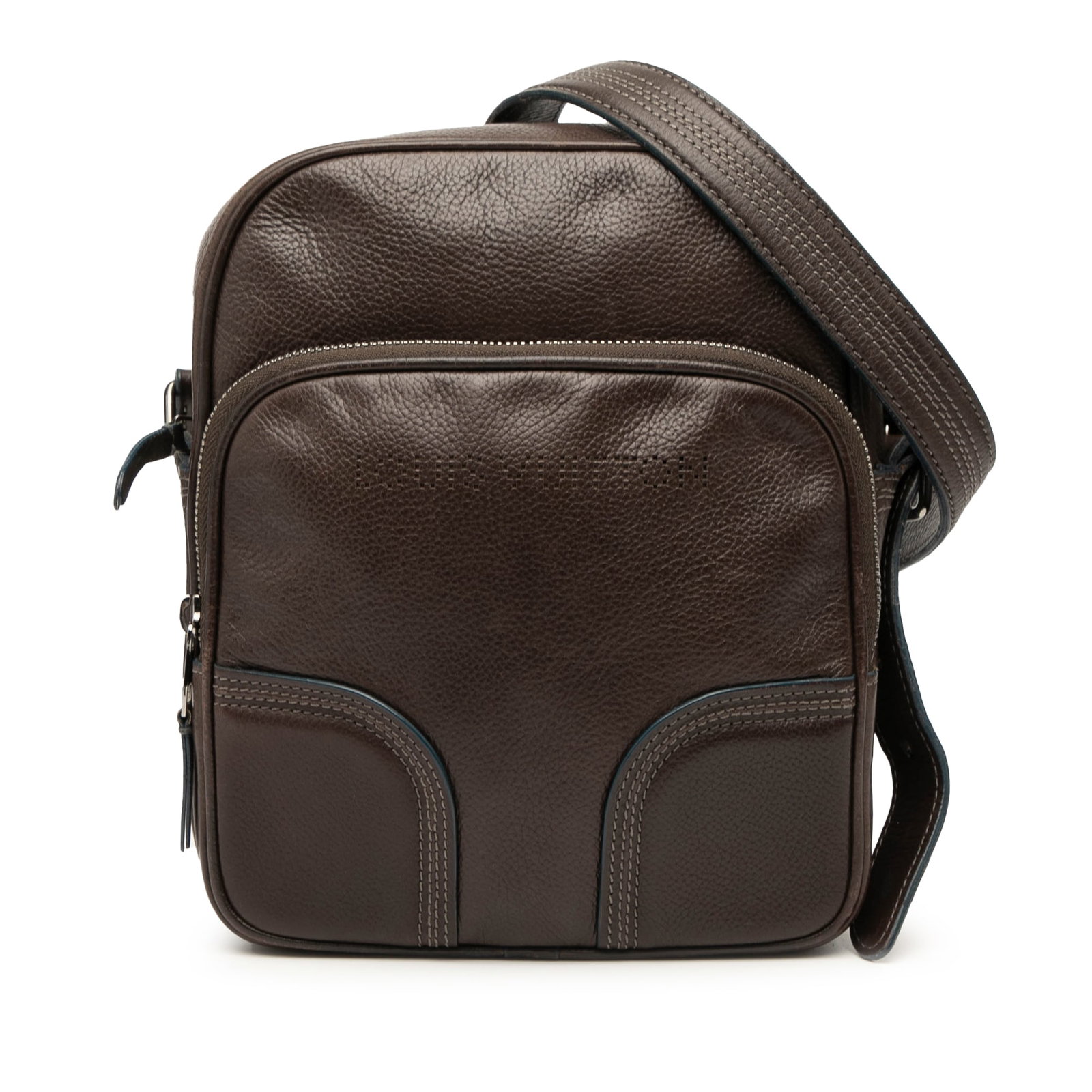 Louis Vuitton Bequia Trotter MM Leather Shoulder Bag Brown: Louis Vuitton Bequia Trotter MM Leather Shoulder Bag Brown Introducing the Louis Vuitton Leather Bequia Trotter MM, a stylish and functional bag perfect for everyday use. Crafted with premium leather,