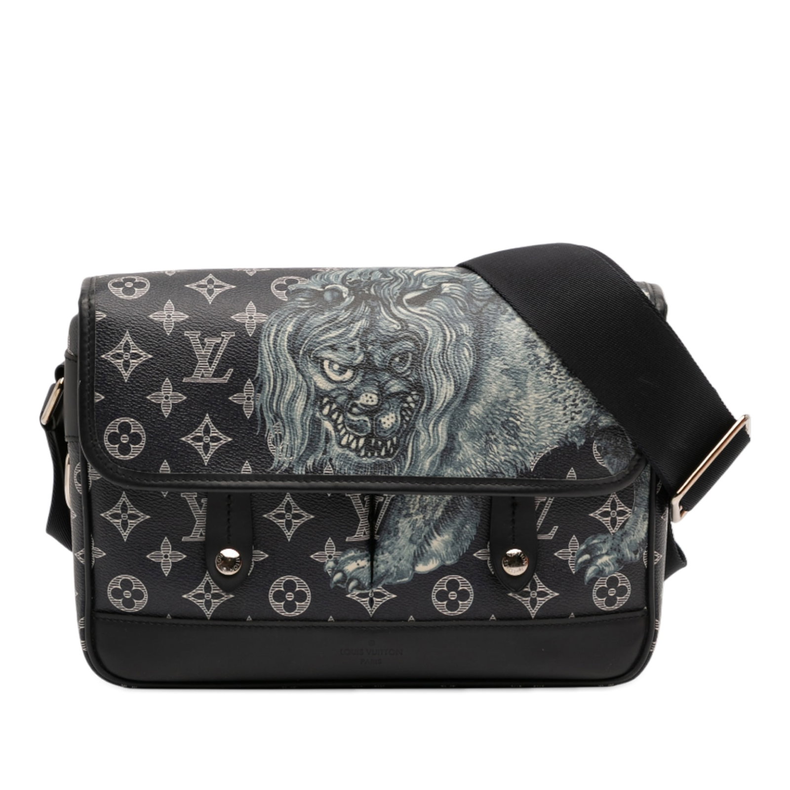 Chapman Brothers Savane Monogram Messenger PM Bag by Louis Vuitton: Chapman Brothers Savane Monogram Messenger PM Bag by Louis Vuitton This Louis Vuitton Chapman Brothers Monogram Savane Messenger PM features a printed monogram canvas body with leather trim, an adjust