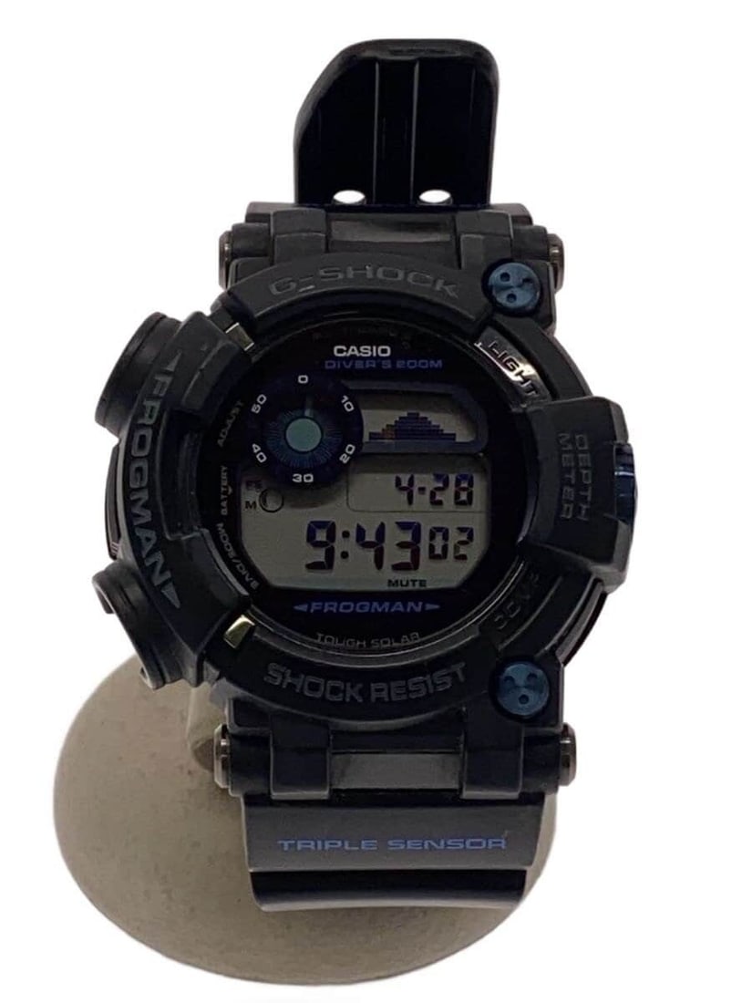 Casio GWF-D1000B-1JF Frogman Solar Men's Wristwatch: Casio GWF-D1000B-1JF Frogman Solar Men's Wristwatch This CASIO G-SHOCK FROGMAN Solar GWF-D1000B-1JF men's wristwatch features a robust design and solar-powered functionality. Made in Japan, it offers 