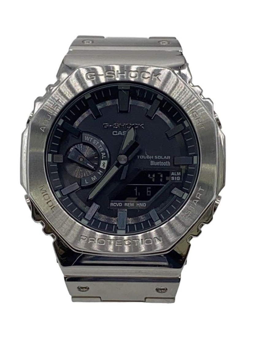 Casio G Shock GM-B2100D-1AJF Men's Wristwatch with Box and Replacement Band: Casio G Shock GM-B2100D-1AJF Men's Wristwatch with Box and Replacement Band This CASIO G-SHOCK GM-B2100D-1AJF men's wristwatch features a robust design and is crafted in Japan. The watch is pre-owned 