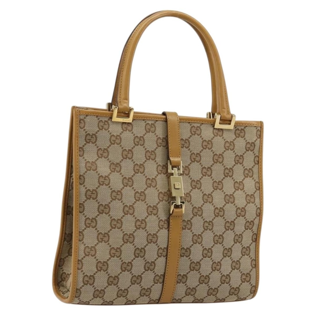 Gucci Jackie GG Canvas Beige Gold Shoulder Bag Italy: Gucci Jackie GG Canvas Beige Gold Shoulder Bag Italy This GUCCI Jackie GG Canvas Shoulder Bag features a beige and gold color scheme with the signature GG canvas material. Designed for women, it offer