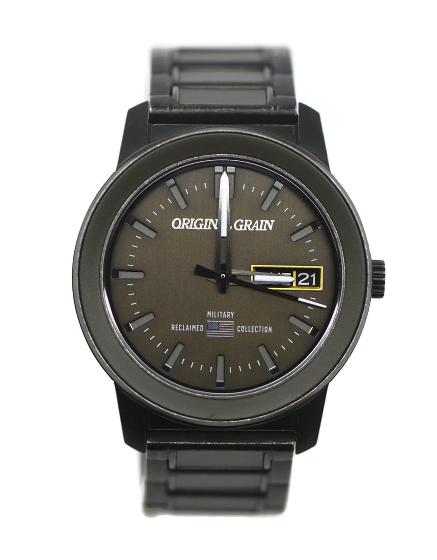 Original Grain men's wristwatch Reclaimed Collection with box and papers (1 of 6)
