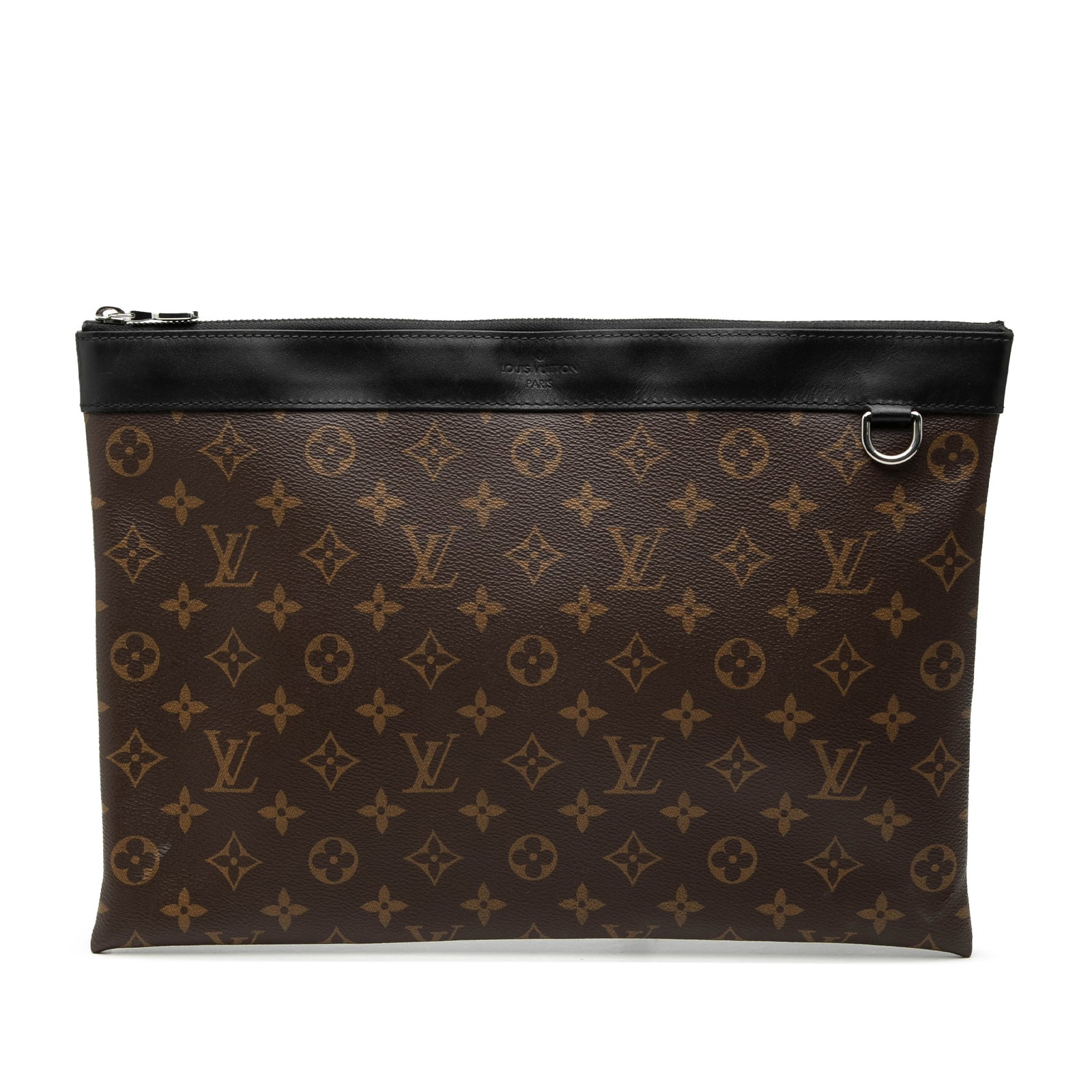 Louis Vuitton Discovery GM Brown Monogram Macassar Canvas Clutch Pouch (1 of 7)