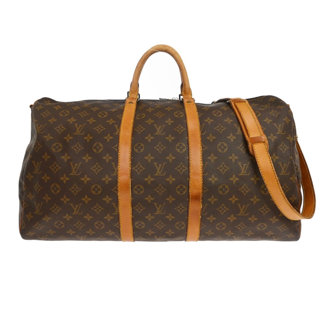 Louis Vuitton Keepall Bandouliere 55 Monogram Canvas Travel Duffle Bag: Louis Vuitton Keepall Bandouliere 55 Monogram Canvas Travel Duffle Bag This Louis Vuitton Keepall Bandouliere 55 is a vintage extra large travel duffle bag crafted from the brand's signature Monogram 