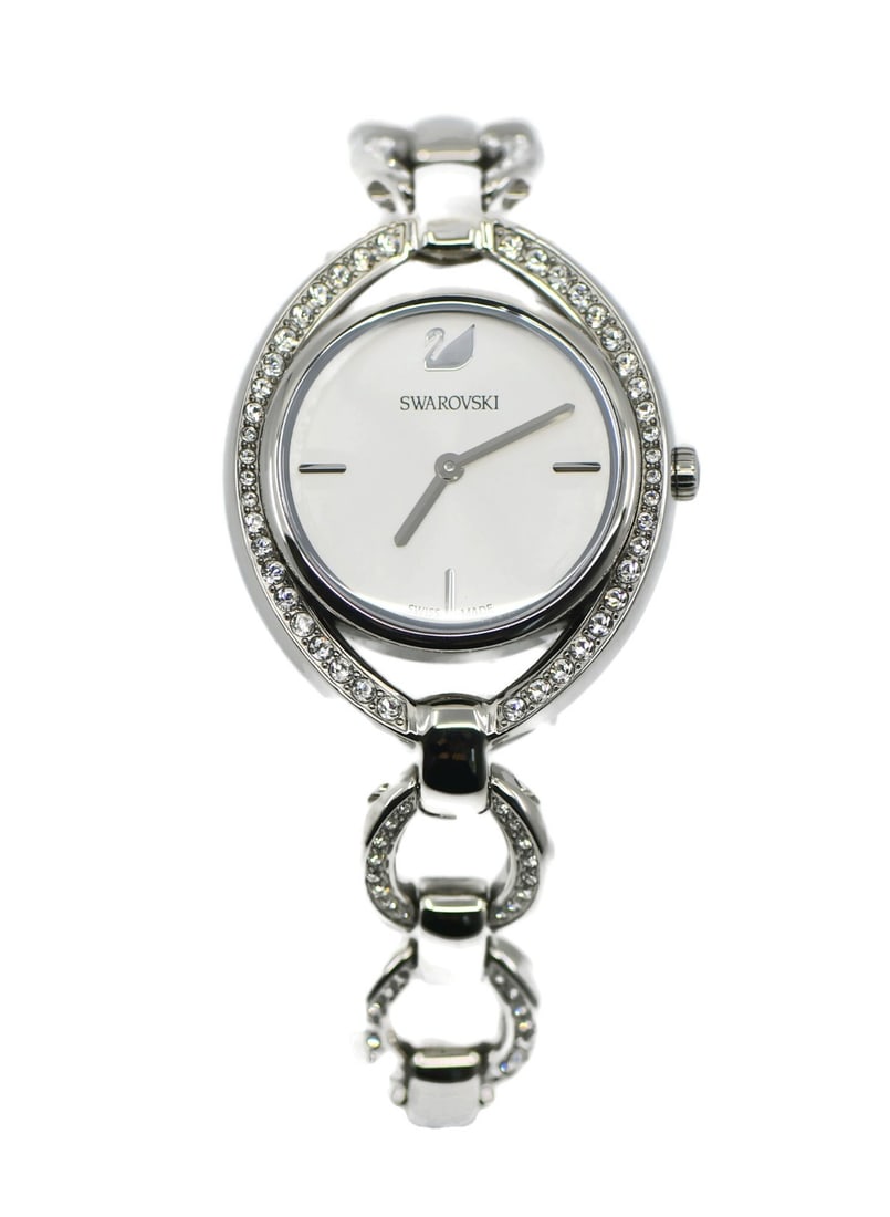 Swarovski Stella Quartz Analog Wristwatch Stainless Steel 29MM (1 of 5)