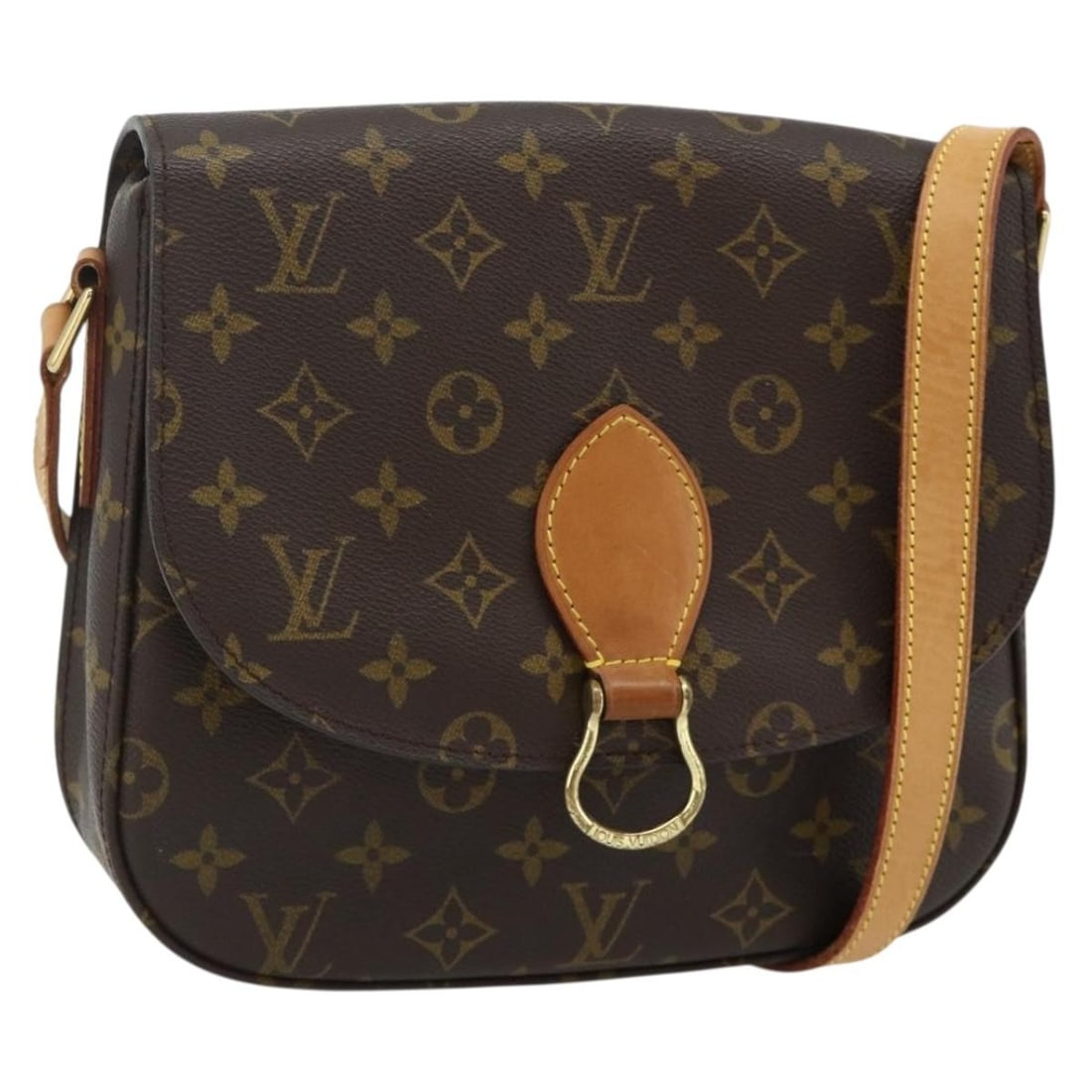 Louis Vuitton Saint Cloud GM Monogram Canvas Shoulder Bag M51242: Louis Vuitton Saint Cloud GM Monogram Canvas Shoulder Bag M51242 This Louis Vuitton Monogram Saint Cloud GM Shoulder Bag features the signature monogram canvas with a classic flap design. The bag offe
