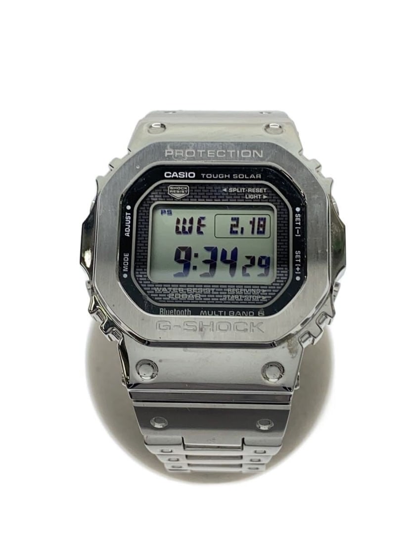 Casio G Shock GMW B5000D 1JF Silver Men's Wristwatch: Casio G Shock GMW B5000D 1JF Silver Men's Wristwatch This CASIO G-SHOCK GMW-B5000D-1JF men's wristwatch features a silver-tone design and durable construction. Made in Japan, it is designed for men an