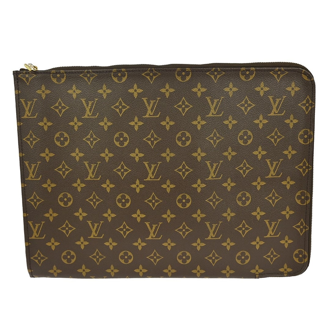 Louis Vuitton Poche Documents 38 Monogram Canvas Briefcase: Louis Vuitton Poche Documents 38 Monogram Canvas Briefcase This Louis Vuitton Monogram Poche Documents business bag features the iconic monogram canvas exterior and leather lining. Designed in a large