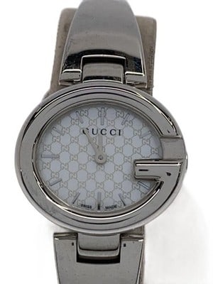 Gucci SSIMA Quartz Silver Stainless Steel Women's Watch YA134511: Gucci SSIMA Quartz Silver Stainless Steel Women's Watch YA134511 This is a pre-owned women's Gucci ssima Quartz YA134511 watch crafted from stainless steel in a silver tone. The watch features a quart