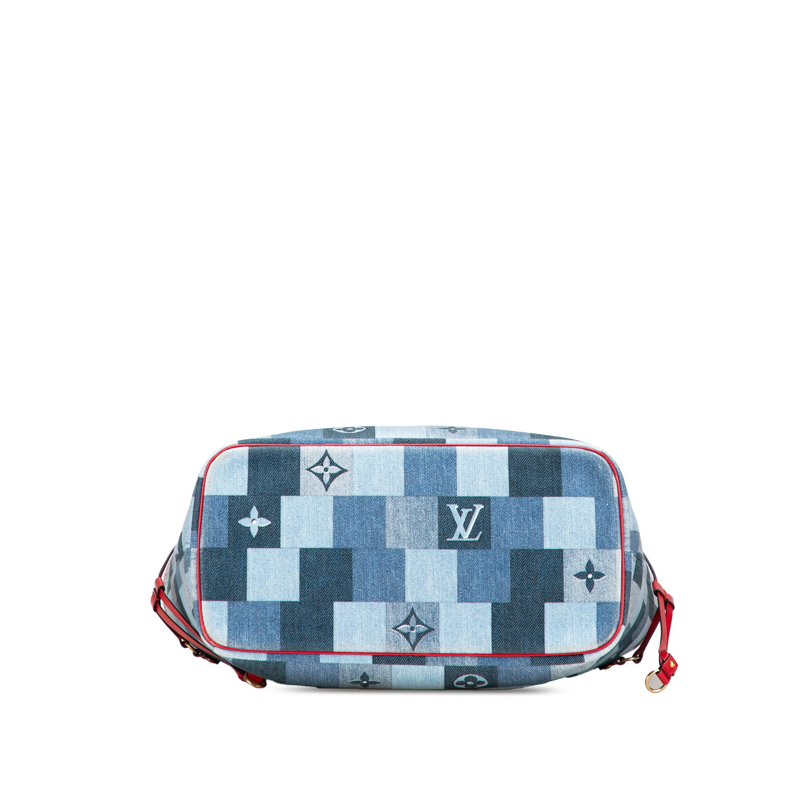Louis Vuitton Monogram Denim Patchwork Neverfull MM Bag - 3
