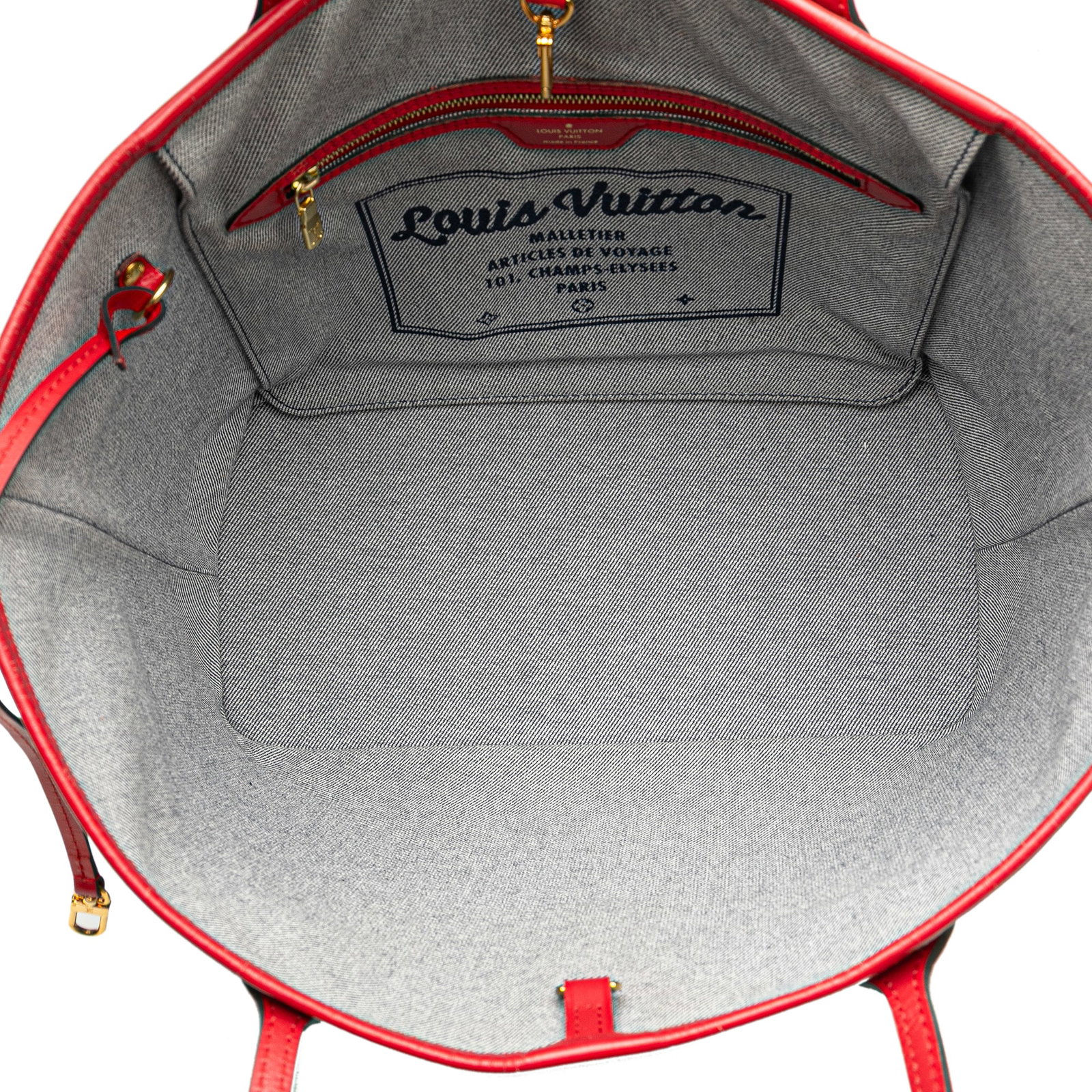 Louis Vuitton Monogram Denim Patchwork Neverfull MM Bag - 4