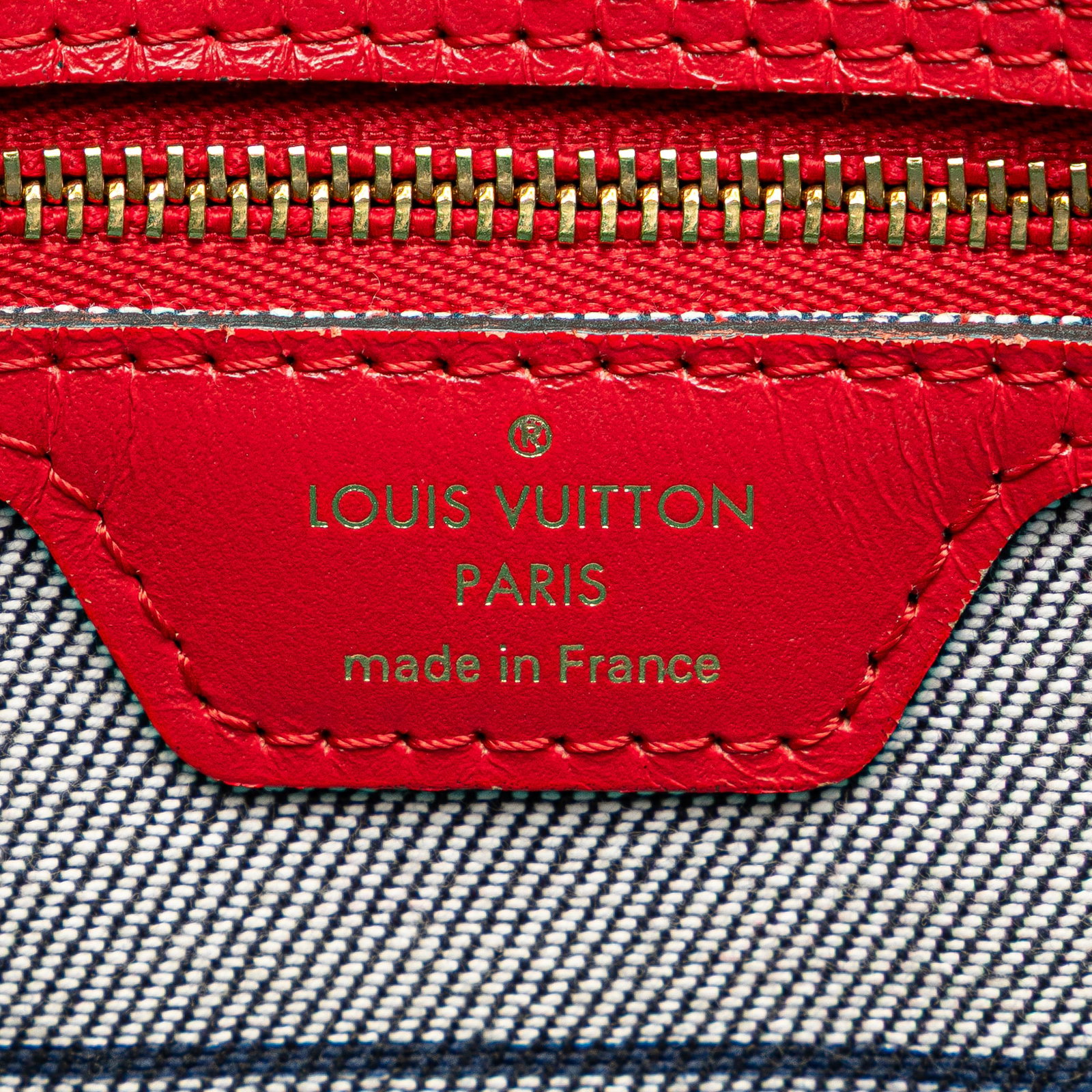 Louis Vuitton Monogram Denim Patchwork Neverfull MM Bag - 6