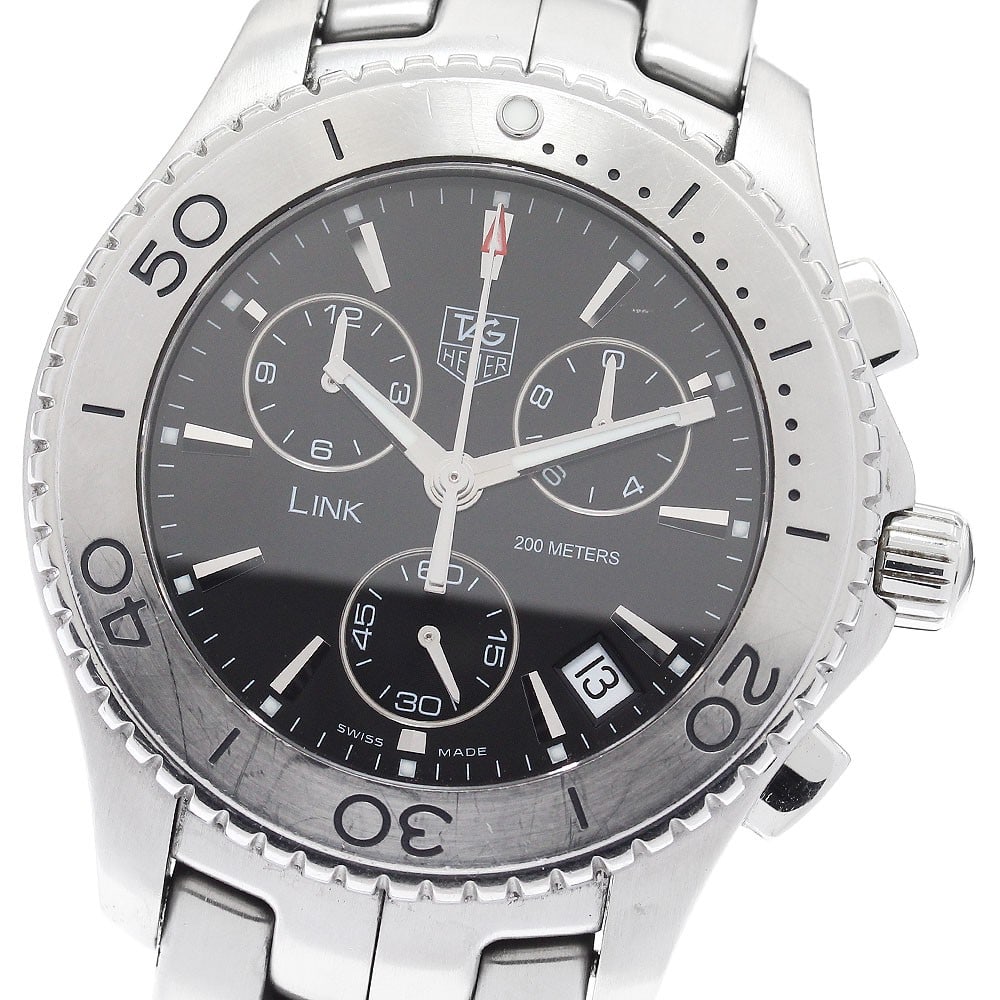 TAG Heuer Link Quartz Chronograph Men's Stainless Steel Watch (1 of 6)