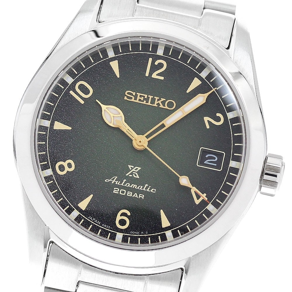 Seiko Prospex Alpinist automatic green dial men's wristwatch (1 of 7)