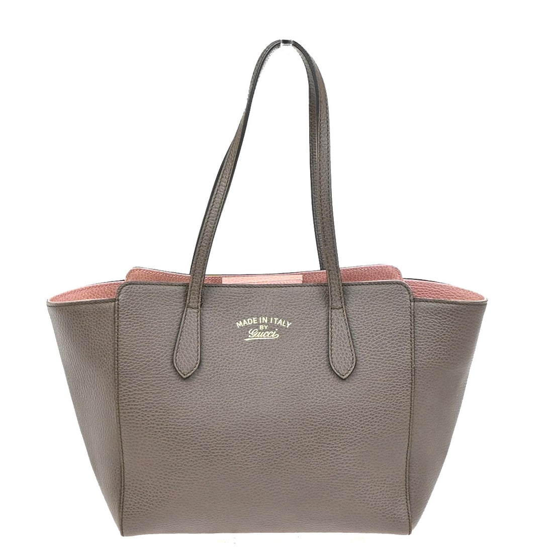 Pink Leather Swing Tote by Gucci Italy 27cm (1 of 15)