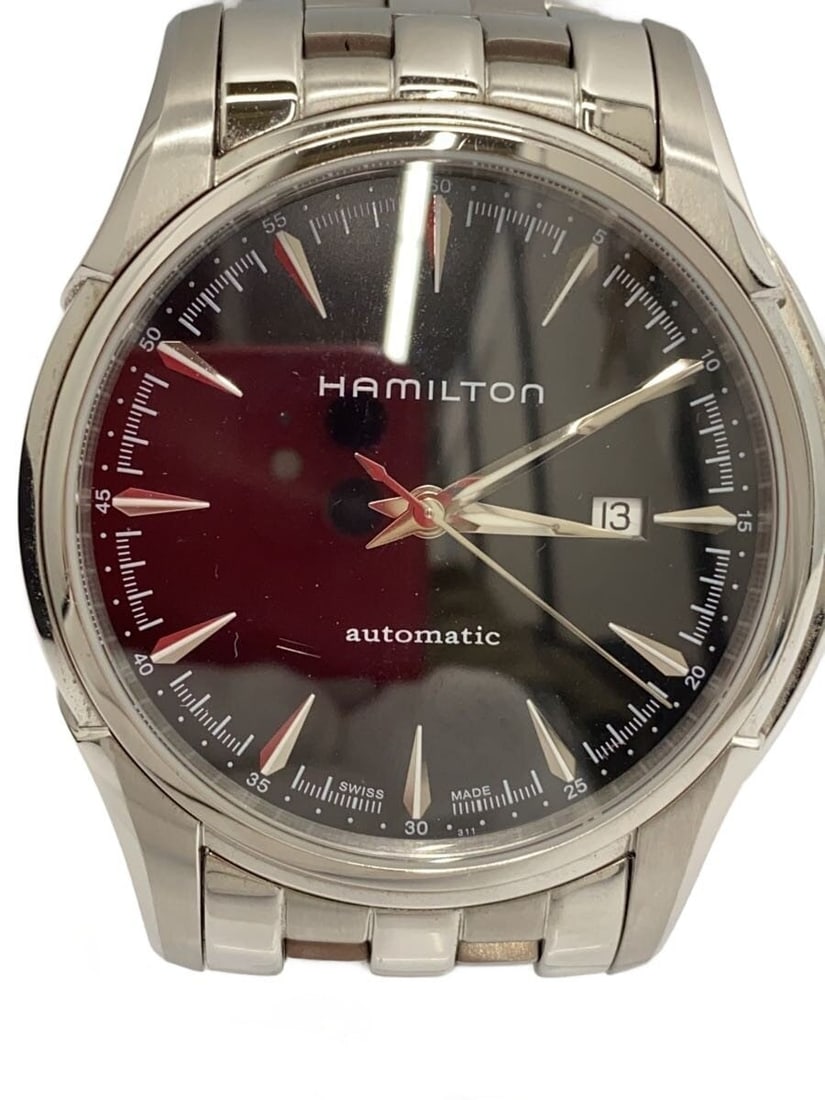 Hamilton Titanium Jazzmaster Black Men's Wristwatch H327150 (1 of 6)