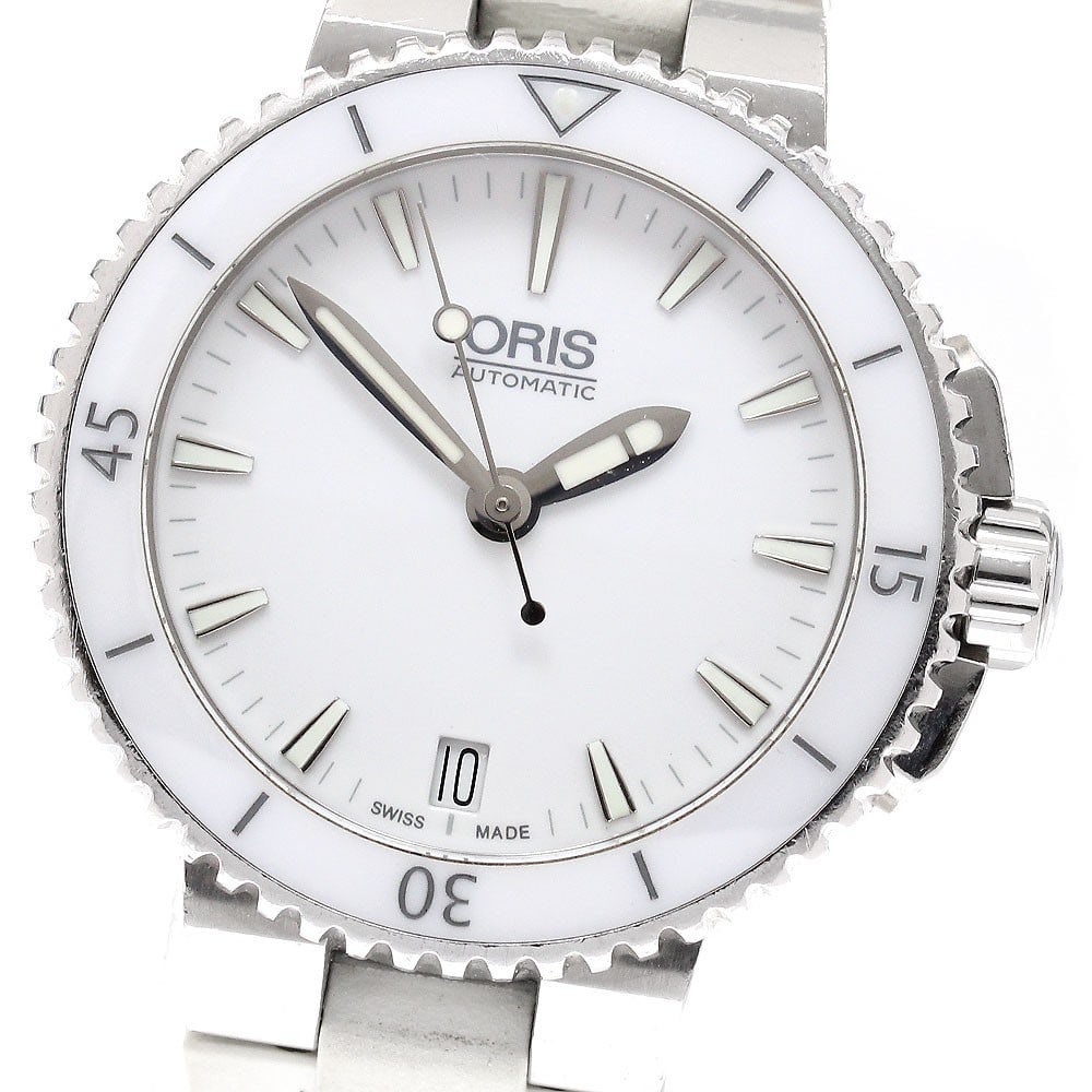 Oris Aquis Date 7652 Automatic Stainless Steel Rubber Watch (1 of 6)