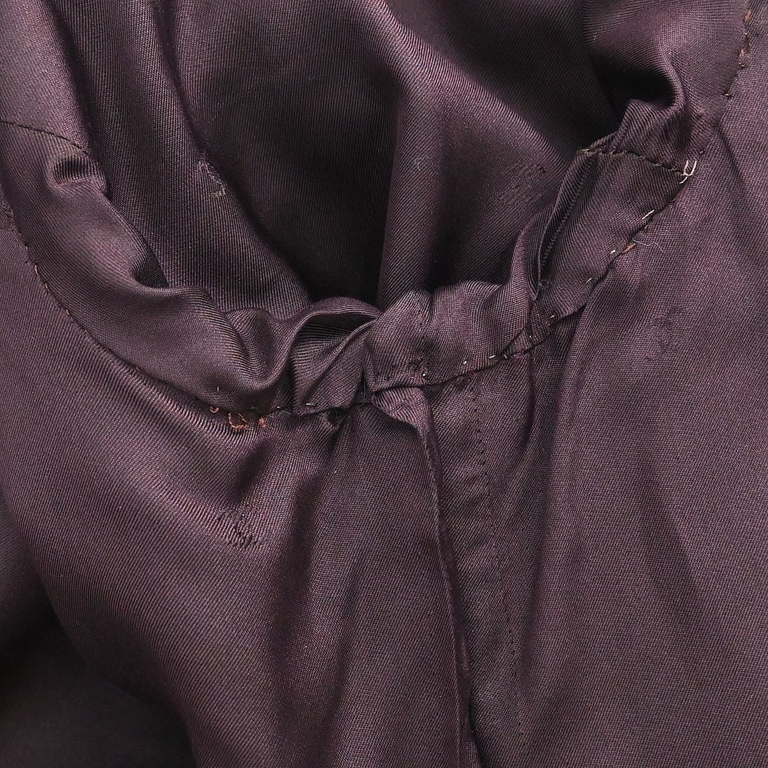 Chanel Bordeaux Wool Collared Button Jacket Size 40 - 8