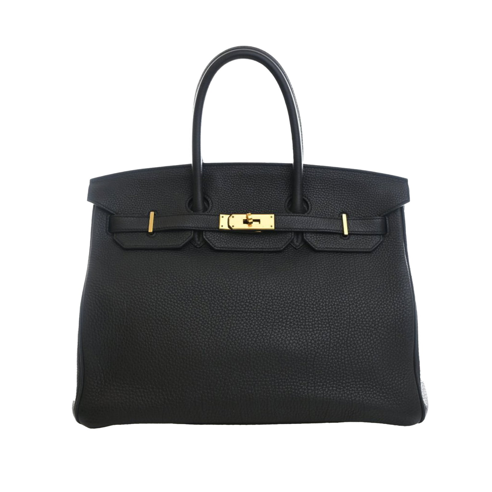 Hermes Birkin 35 Black Togo Leather Handbag with Retourne Stitching (1 of 13)