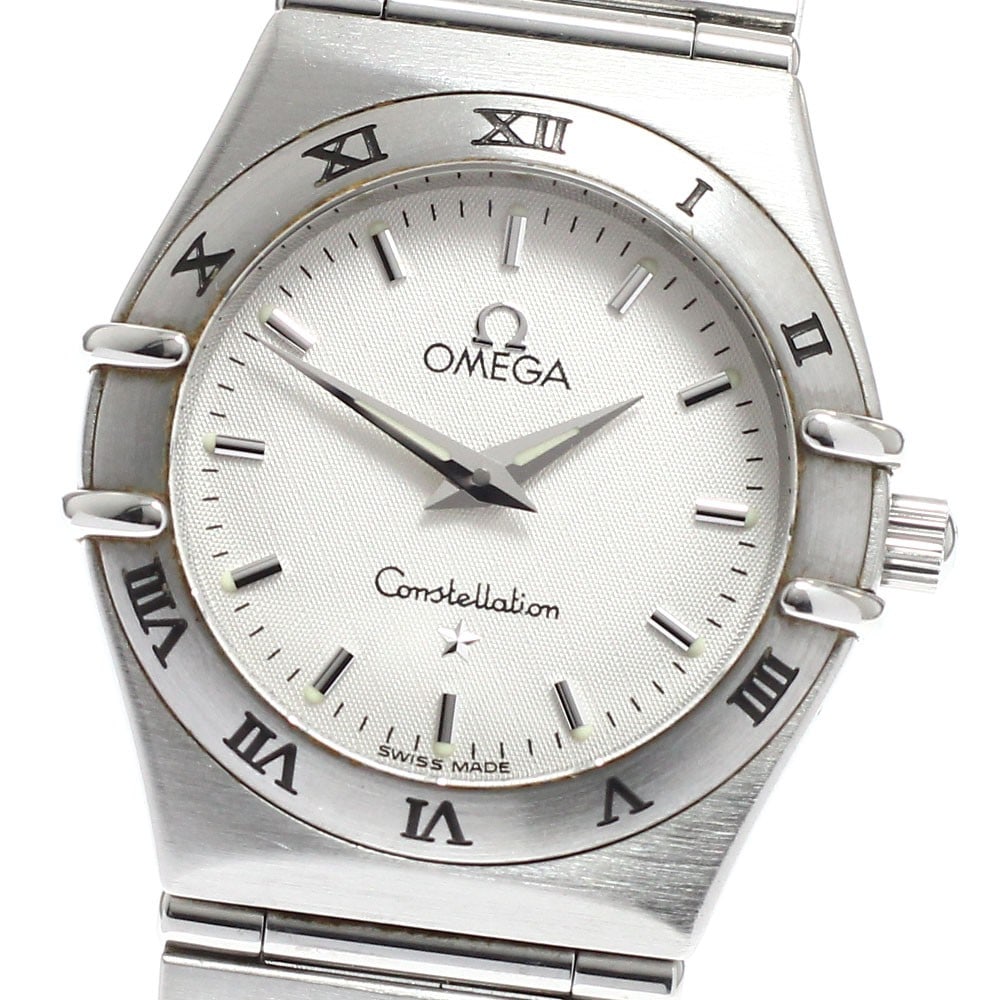 Omega Constellation 1572.30 Ladies Quartz Stainless Steel Watch: Omega Constellation 1572.30 Ladies Quartz Stainless Steel Watch This Omega Constellation Quartz ladies wristwatch features a stainless steel case and bracelet with a silver dial. The watch has a quart