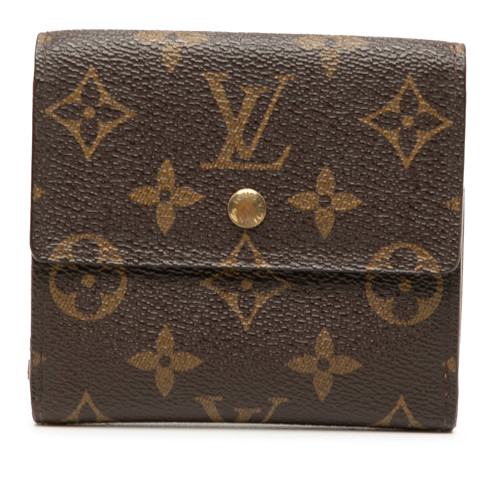 Monogram Canvas Elise Trifold Wallet by Louis Vuitton Brown (1 of 9)
