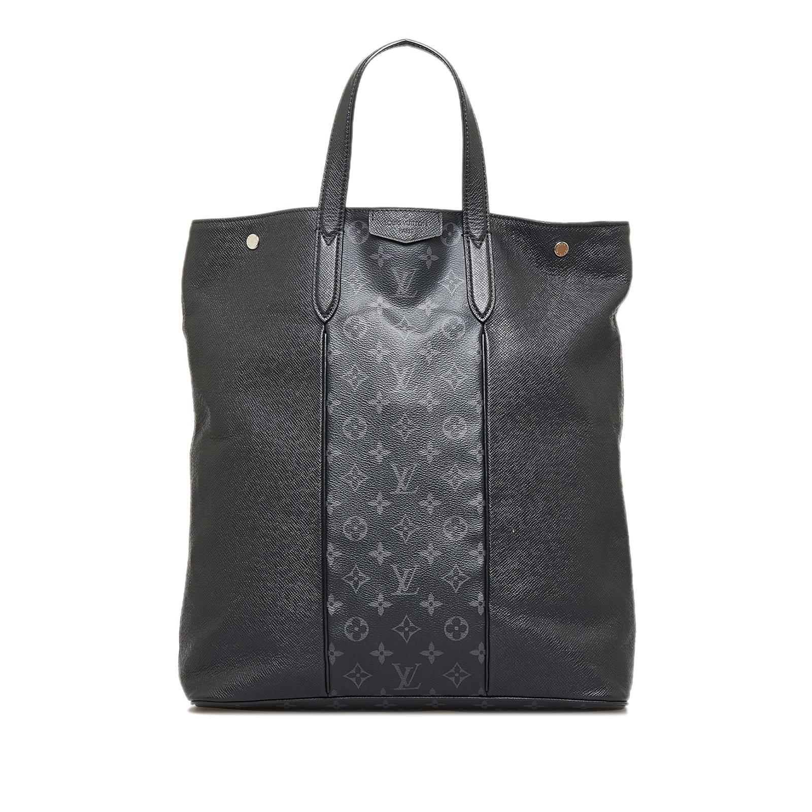 Louis Vuitton Taigarama Outdoor Tote Black Leather with Detachable Strap (1 of 10)