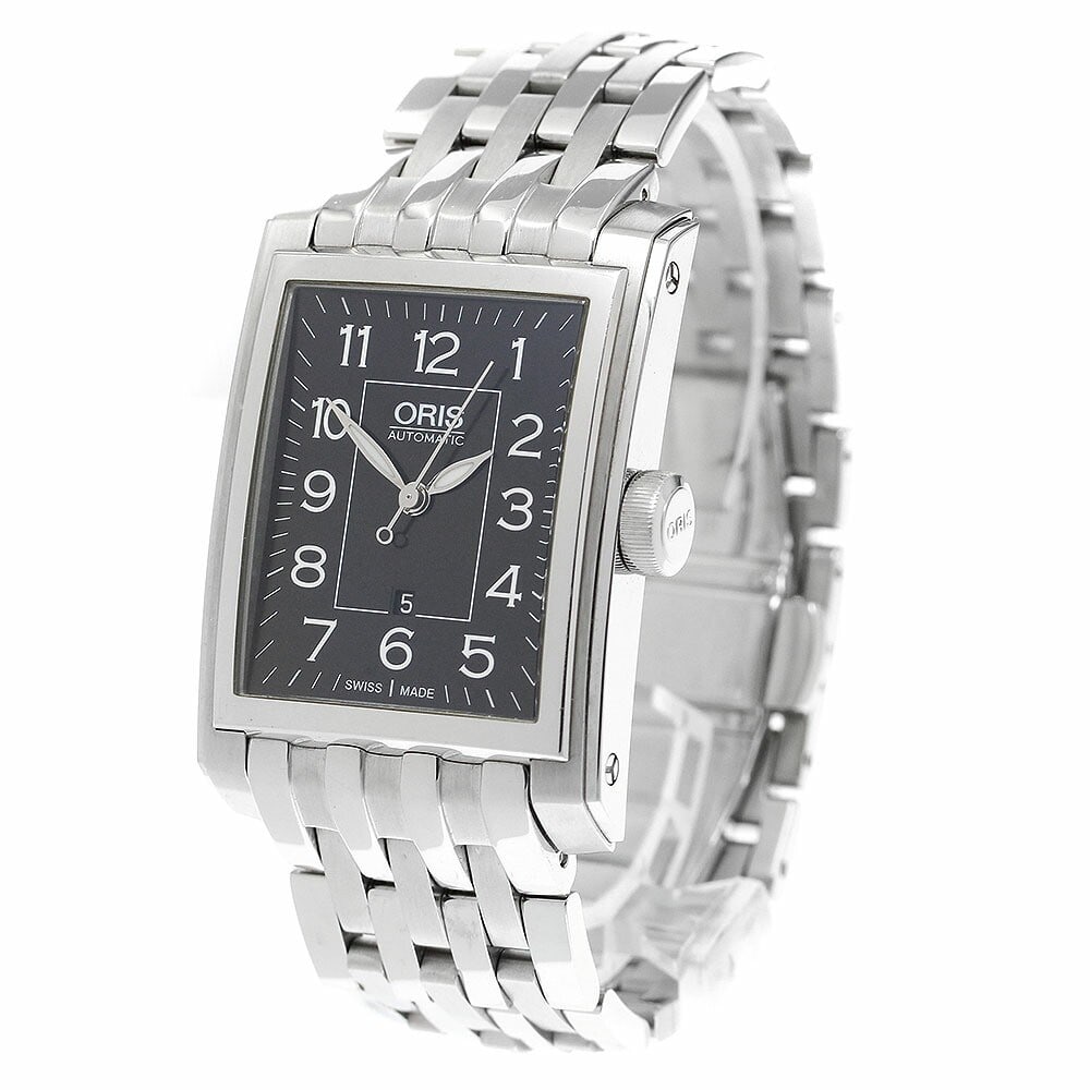 ORIS Rectangular Automatic Date Wristwatch 7657 Stainless Steel - 2