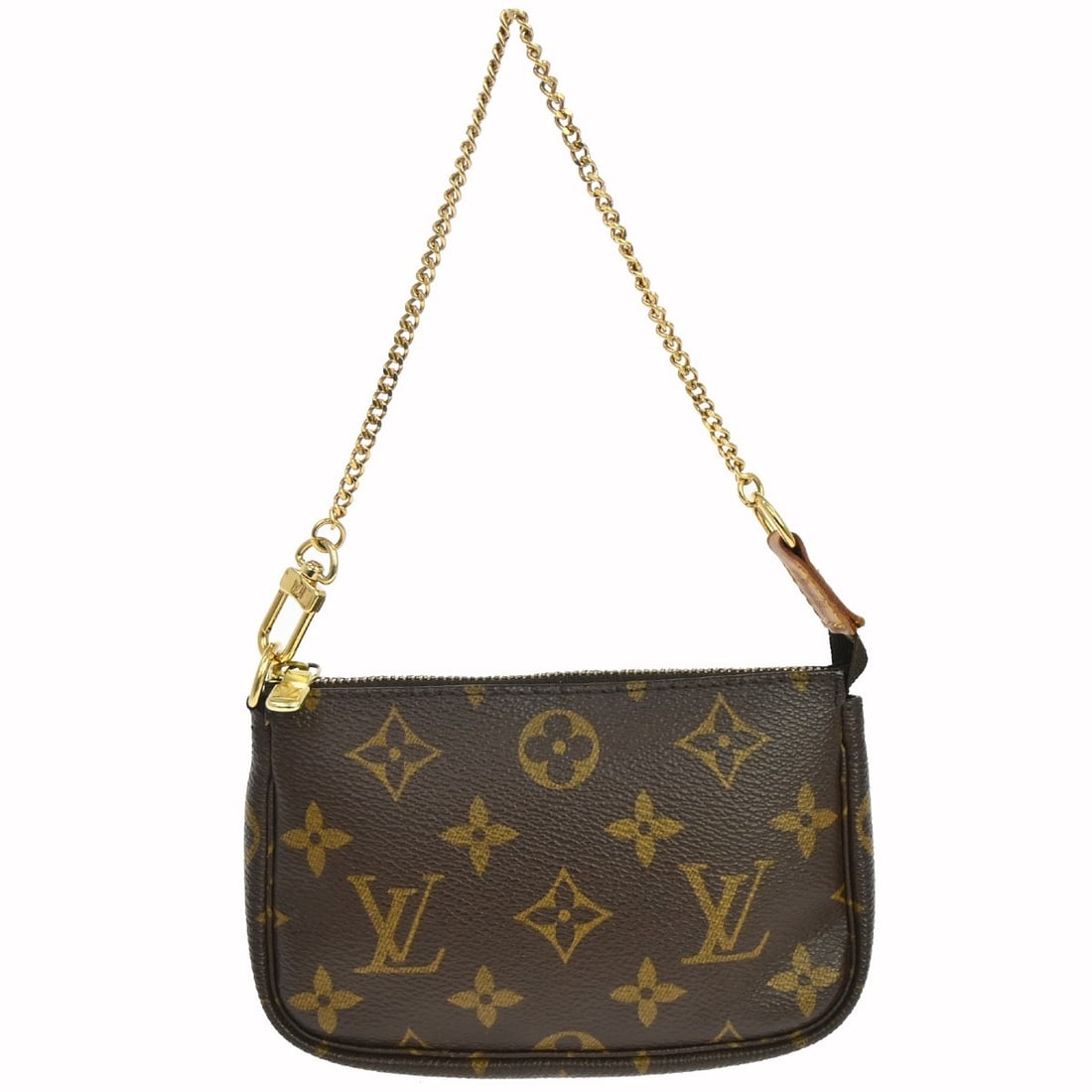Louis Vuitton Monogram Mini Pochette Accessoires Brown Canvas Handbag M58009 (1 of 15)