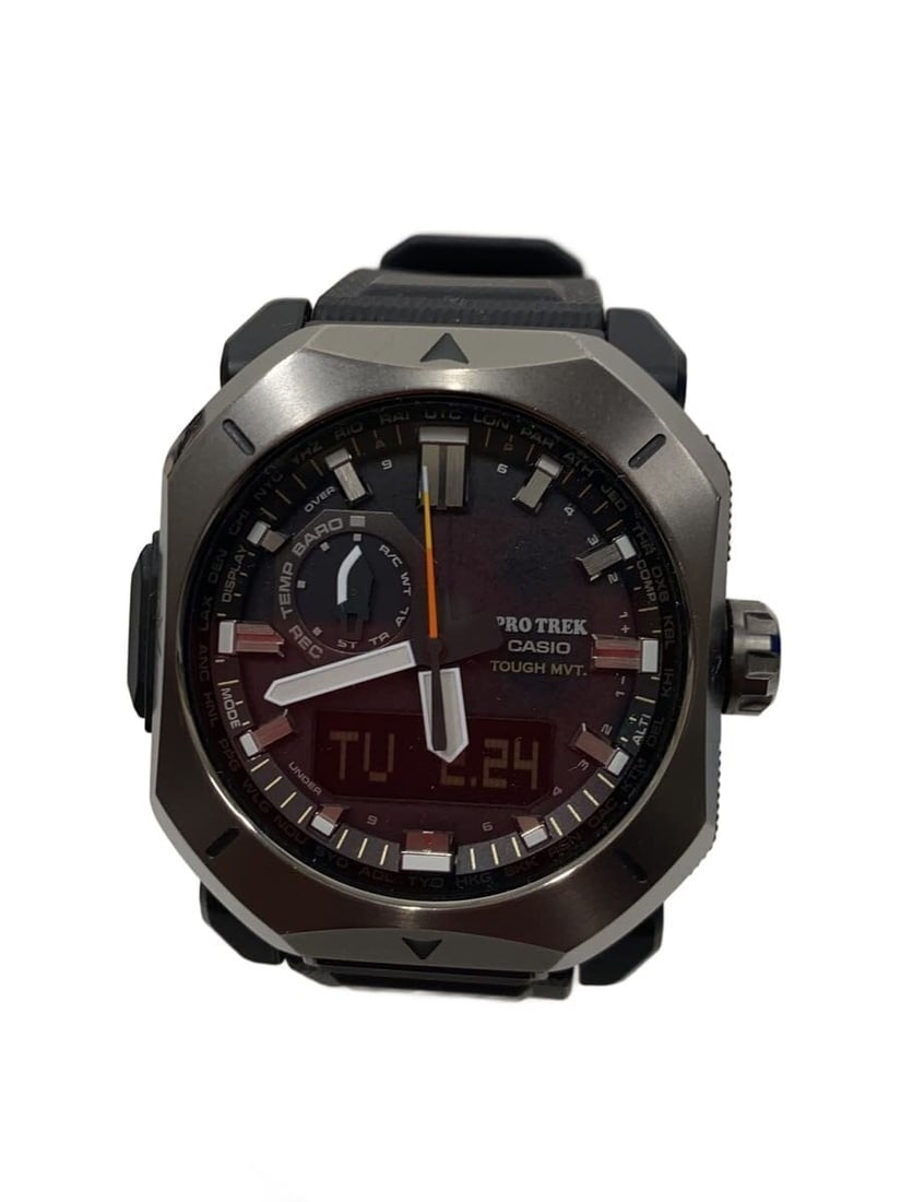Casio Pro Trek PRW-6900Y-1JF Black Rubber Men's Wristwatch (1 of 7)