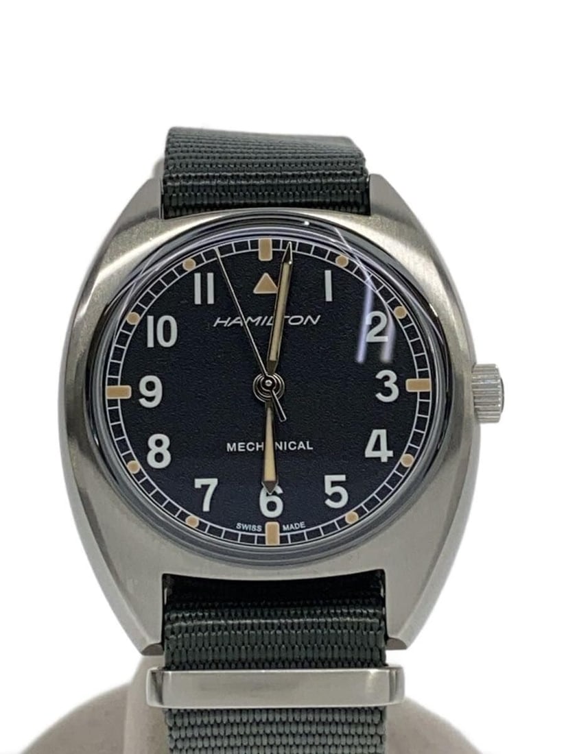 Hamilton Pilot Pioneer Mechanical Swiss Men's Wristwatch (1 of 6)