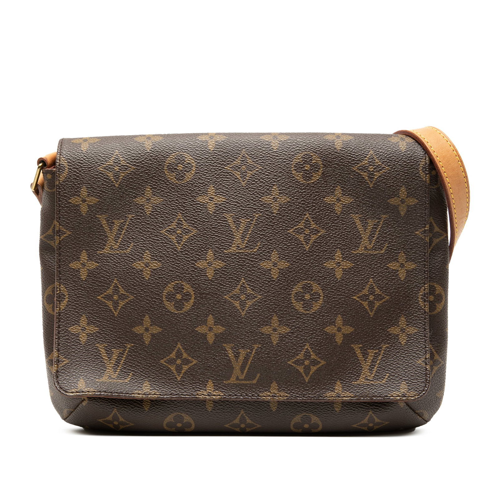 Louis Vuitton Musette Tango Monogram Canvas Shoulder Bag with Short Strap: Louis Vuitton Musette Tango Monogram Canvas Shoulder Bag with Short Strap The Louis Vuitton Monogram Musette Tango Short Strap is crafted from the signature monogram canvas with a flat vachetta leathe