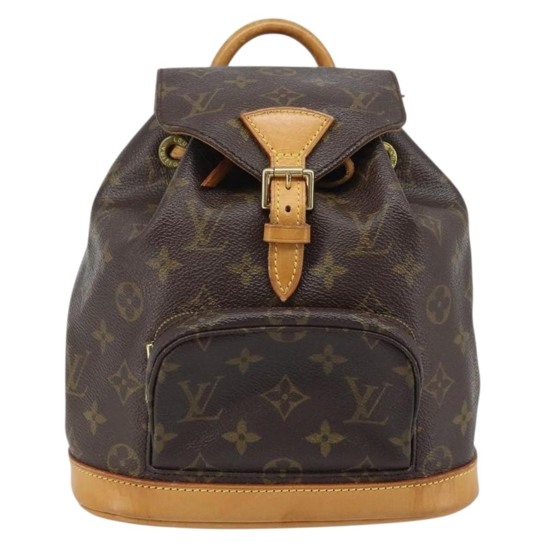 Louis Vuitton Montsouris Brown Canvas Vintage Women's Backpack: Louis Vuitton Montsouris Brown Canvas Vintage Women's Backpack This Louis Vuitton Vintage Montsouris Backpack features the iconic monogram canvas in brown. Designed for women, it offers a classic silh
