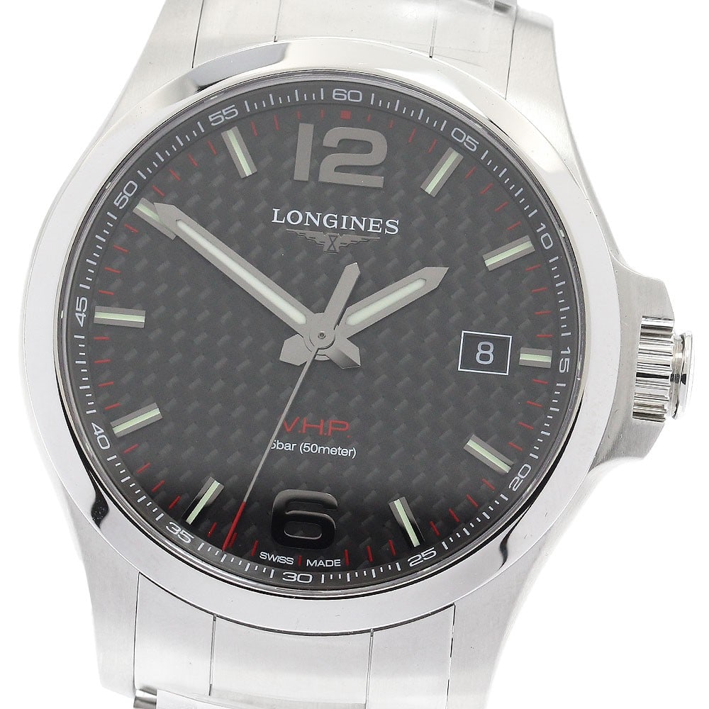 Longines Conquest VHP Date Quartz Stainless Steel Men's Wristwatch (1 of 7)